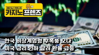 비상계엄령 후폭풍,환율 급등에 웃는 소셜카지노