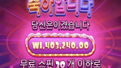 아쉽게 맥스는 아니네요