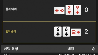 뱅크카지노 후기